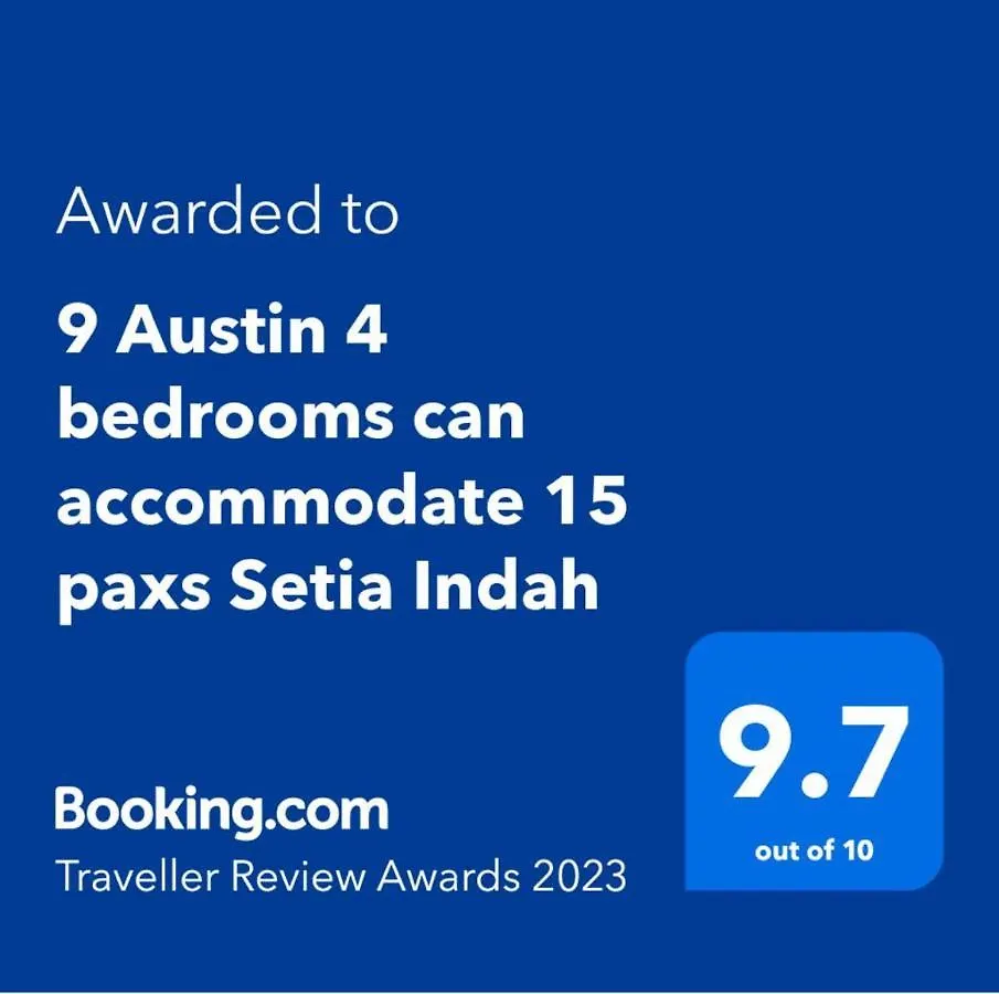 Austin Perdana 5Mins To Aicc Opposite Hsi Villa Johor Bahru Holiday home